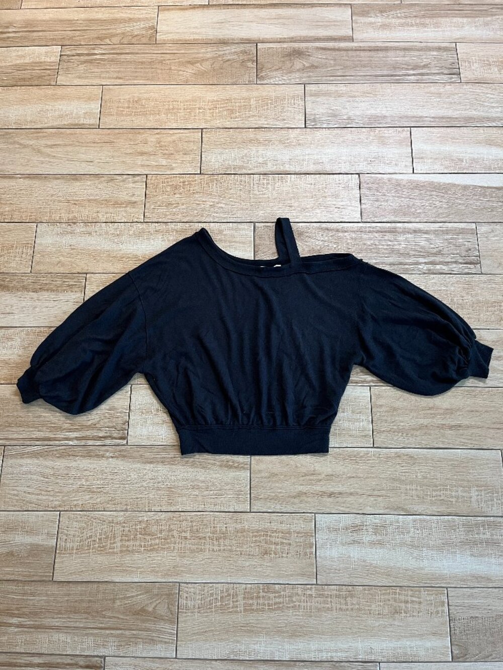 Womens We The Free Black Baggy Oversized Top - S